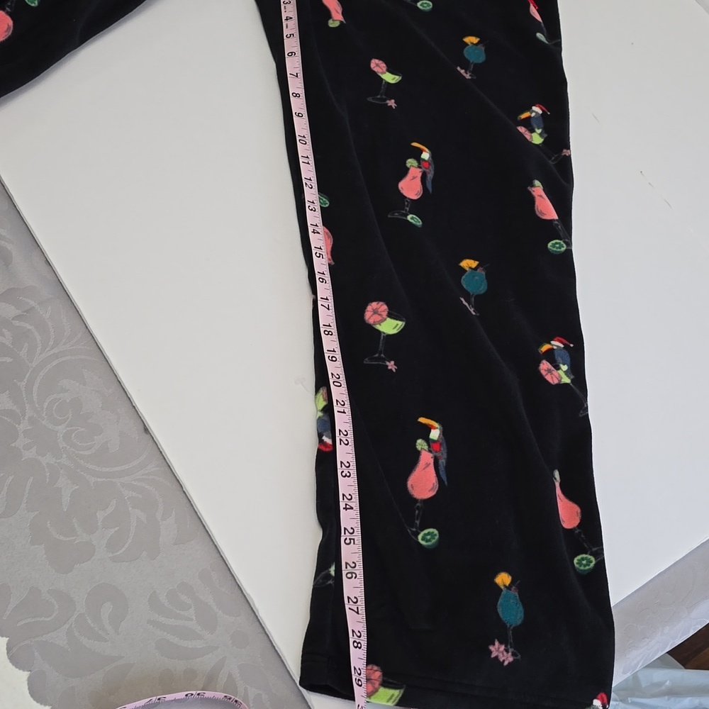 NWT Tommy Bahama Men's Fleece Pants Tropical Toucan Black Size XL - Picture 11 of 16